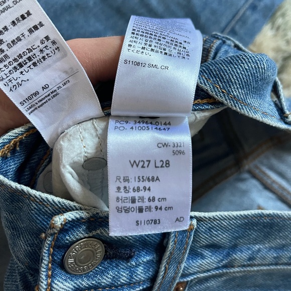 NWOT Levi’s Wedgie Straight Jean 27 - Picture 5 of 7